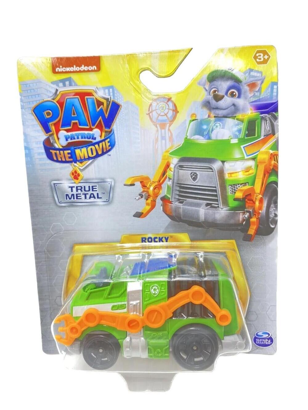 PAW PATROL The Movie True Metal ROCKY Toy Car for Kids, Brand New!